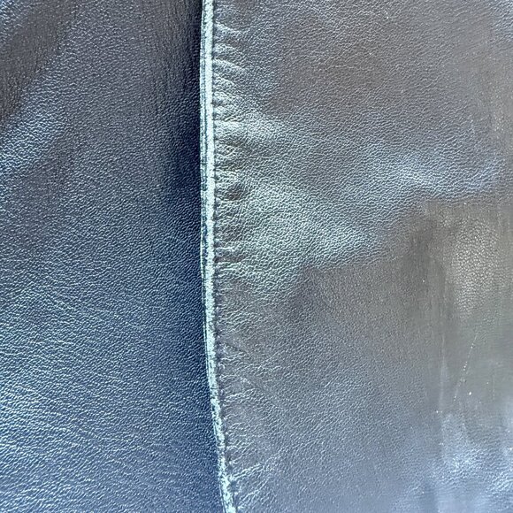 R&R Casuals Leather Blazer Men’s Size XL Black Genuine Leather 3-Button Jacket - Picture 14 of 15